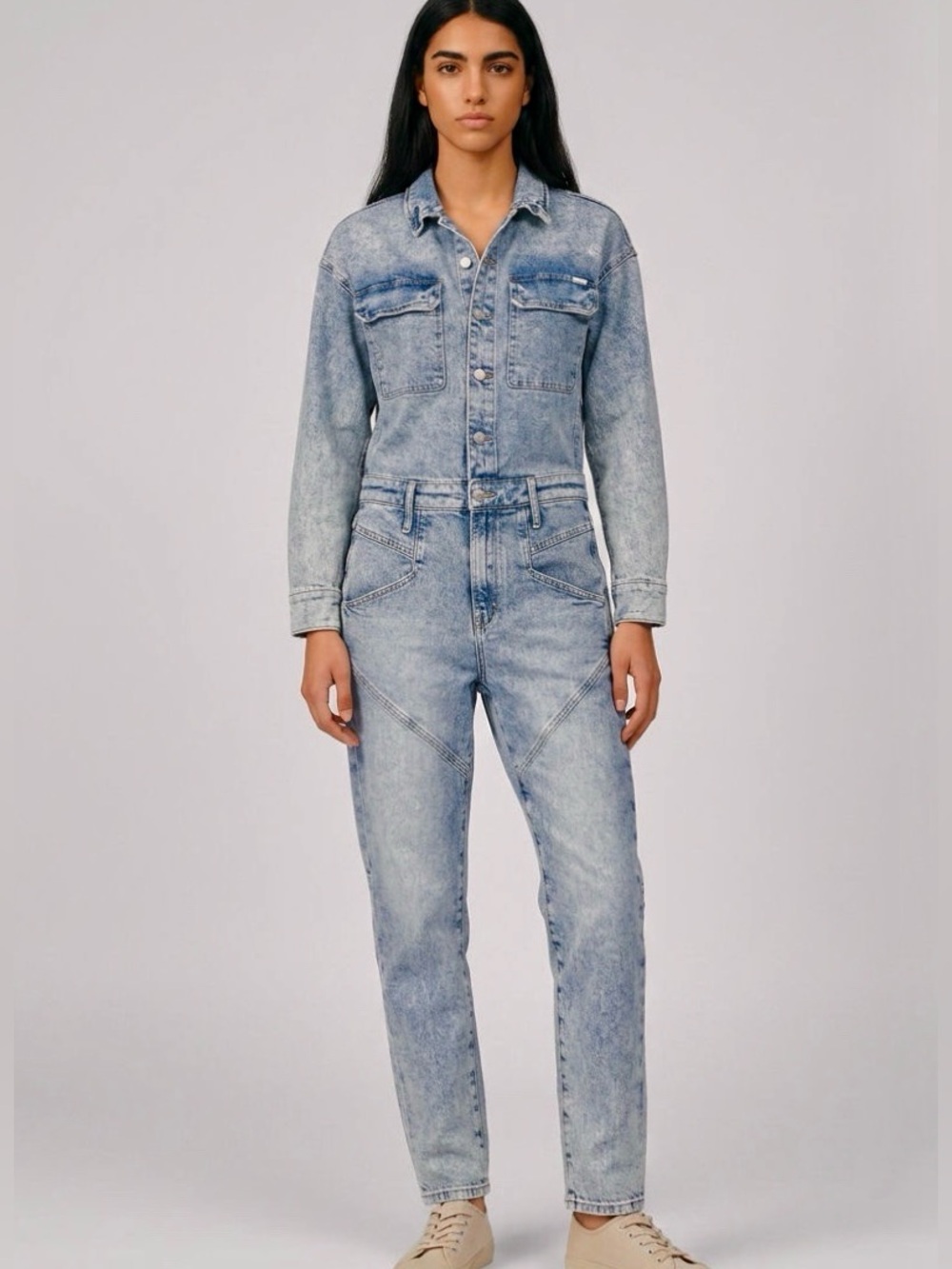 New MOTHER The All-In-One Breaker Ankle Jumpsuit